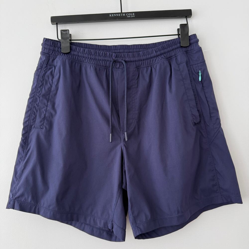 Birddogs Boomstick Shorts Mens L Navy Teal Lined Classic Gym 7 Inseam